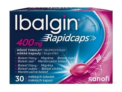 Ibalgin Rapidcaps 400 mg 30 ks