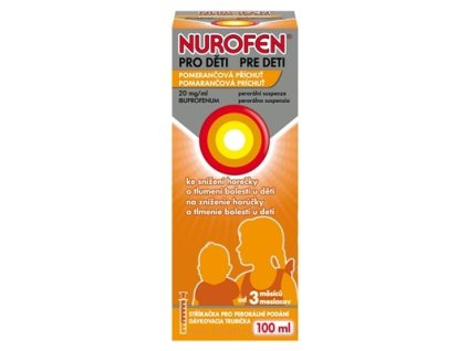 NUROFEN pre deti Pomaranč 100 ml