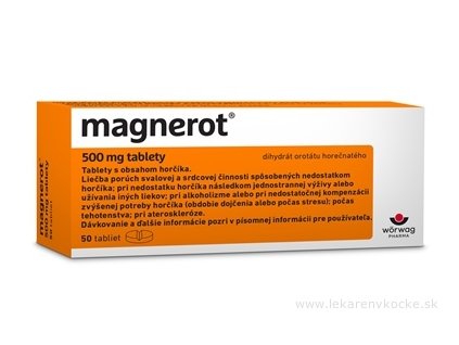 Magnerot 500 mg 50 ks