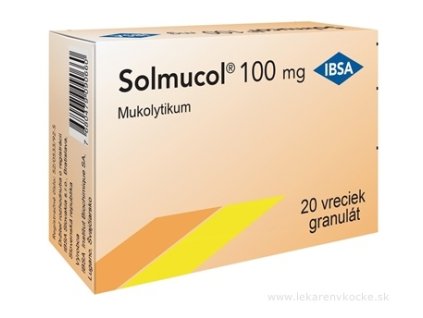 Solmucol 100 mg gra 1x20 vrecúšok