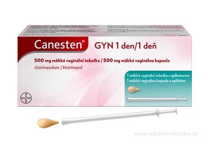 Canesten GYN 1 deň mäkká vaginálna kapsula 1 set
