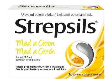 Strepsils Med a Citrón 36 ks