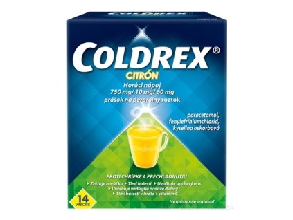 COLDREX HORÚCI NÁPOJ CITRÓN 14 ks