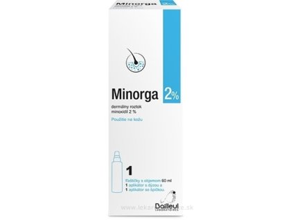 Minorga 2 % dermálny roztok 60 ml