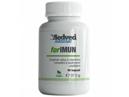 Medvěd natural forIMUN 60 kapslí