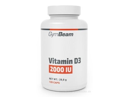 GymBeam Vitamin D3 2000 IU 120 kapsúl