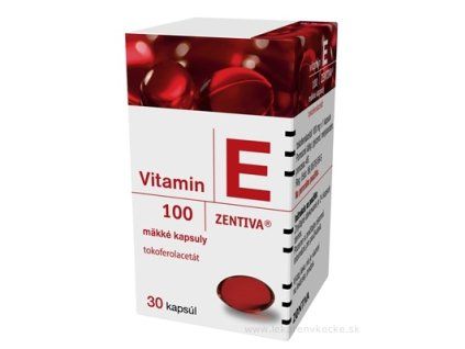 VITAMIN E 100-ZENTIVA 30 cps