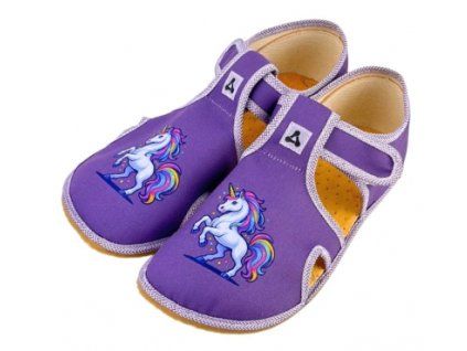 Antal Rascal UNICORN detské barefoot papuče, veľkosť 26