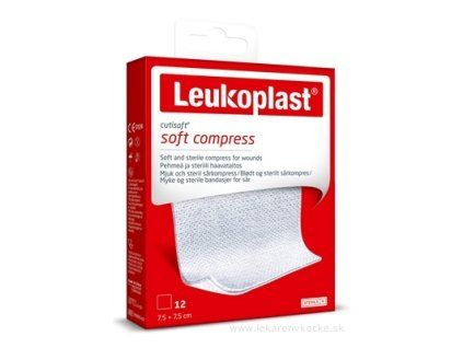 LEUKOPLAST CUTISOFT SOFT COMPRESS 12 ks