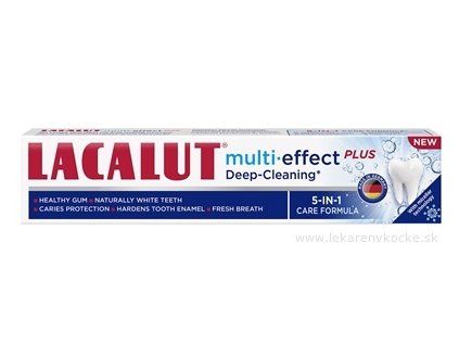 LACALUT Multi-Effect Deep Cleaning zubná pasta 75 ml