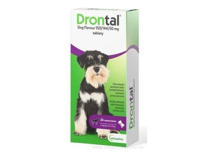 Drontal Dog Flavour 150/144/50 mg tablety 24 ks