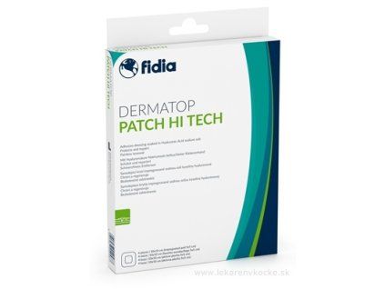 Dermatop Patch Hi-Tech samolepiace krytie na rany 10×10 cm 4 ks