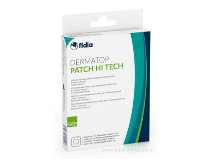 Dermatop Patch Hi-Tech samolepiace krytie na rany 6×7 cm 5 ks