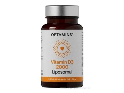 Optamins Vitamín D3 2000 IU lipozomálne kapsuly 60 ks