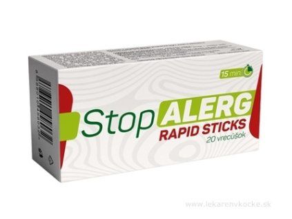 StopALERG RAPID STICKS vrecúška 20 ks