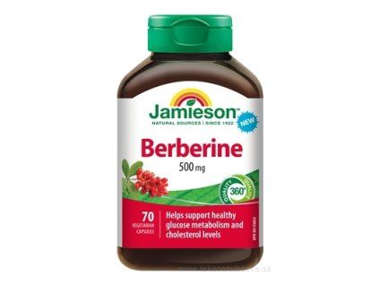 Jamieson Berberín 500 mg kapsuly 70 ks