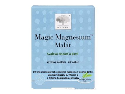 NEW NORDIC Magic Magnesium Malate tbl 1x60 ks