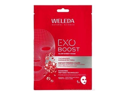 WELEDA EXO BOOST Spevňujúca maska granátové jablko a maca-peptidy 20 ml