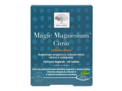 NEW NORDIC Magic Magnesium Citrate tablety 60 ks