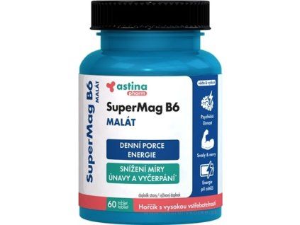 Astina Pharm SuperMag B6 Malát tablety 60 ks