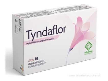 Tyndaflor vaginálne čapíky 10 × 2 g