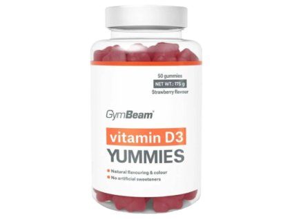 GymBeam Vitamín D3 Yummies 50ks