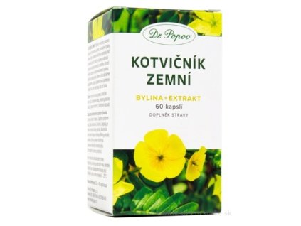 Dr. Popov Kotvičník zemný 60 kapsúl
