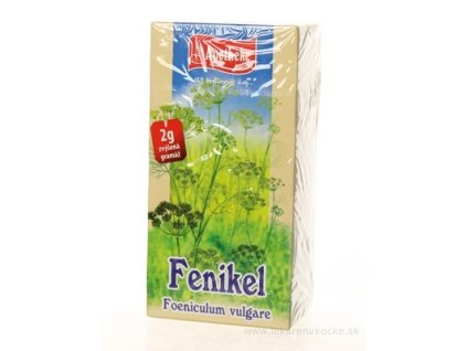 APOTHEKE ČAJ FENIKEL OBYČAJNÝ 20x2 g