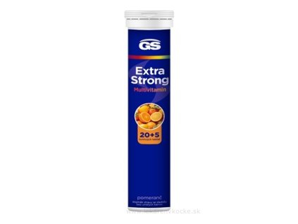 GS Extra Strong Multivitamin tbl eff príchuť pomaranč 20+5 (25 ks)