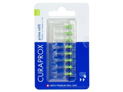 CURAPROX CPS 011 prime refill svetlozelená 8 ks