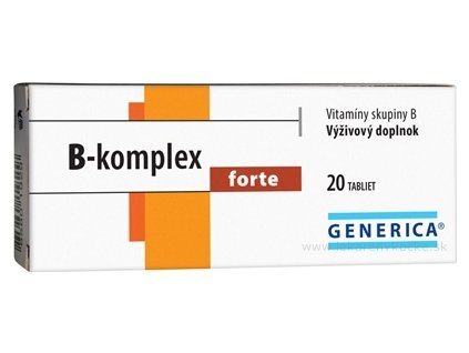 GENERICA B-komplex forte 20 ks