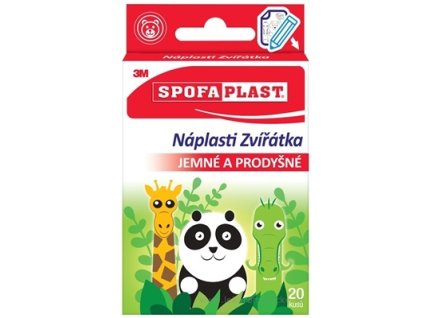 3M SPOFAPLAST č.114 Náplasti ZVIERATKÁ 20 ks
