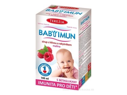 TEREZIA BABY IMUN sirup s hlivou a rakytníkom 100 ml