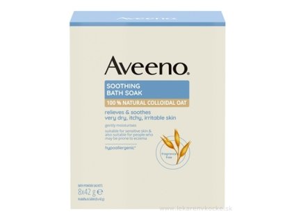 Aveeno Soothing Bath Soak – Upokojujúci kúpeľ 8x42g