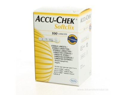 Accu-Chek Softclix lancety – sterilné ihličky do odberového pera, 100 ks