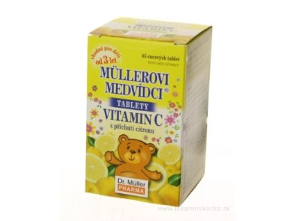 MÜLLEROVE medvedíky - VITAMÍN C 45 ks