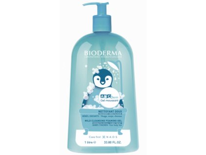 BIODERMA ABCDerm Gel moussant jemný čistiaci gél 1x1 l
