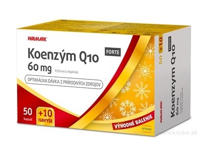 WALMARK Koenzym Q10 FORTE 60 mg PROMO cps 50+10 navyše (60 ks)