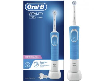 Oral-B Vitality 100 Elektrická Zubná Kefka Modrá