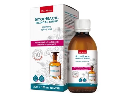 DR. WEISS Stopbacil medical sirup 200 + 100 ml