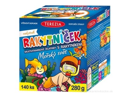 TEREZIA RAKYTNÍČEK multivit.želatínky s rakytníkom 140 ks