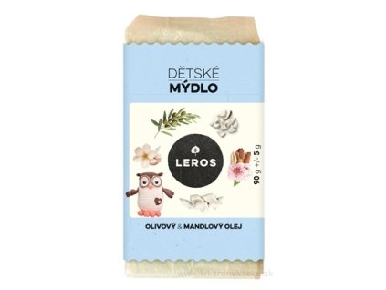 LEROS DETSKÉ MYDLO OLIVOVÝ & MANDĽOVÝ OLEJ 90 g