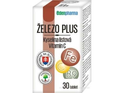 EDENPharma ŽELEZO PLUS 30 ks