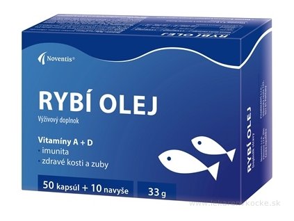 Noventis RYBÍ OLEJ cps 50+10 navyše (60 ks)