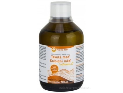 Pharma Activ Tekutá meď + vitamín C 300 ml