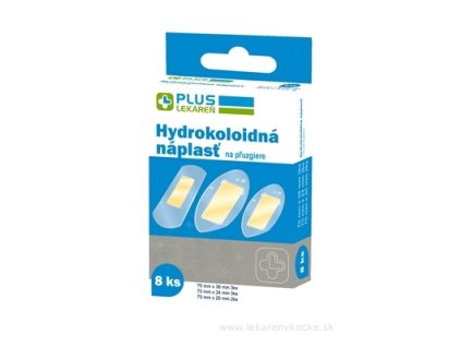 PLUS LEKÁREŇ Hydrokoloidná náplasť na pľuzgiere 8 ks