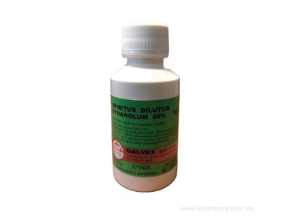 SPIRITUS DILUTUS / ETHANOLUM 60% - GALVEX 100 g