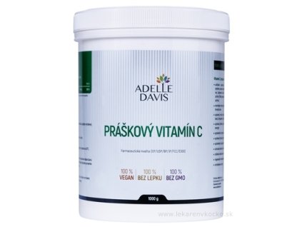Adelle Davis Práškový VITAMÍN C 1000 g