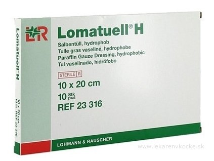 LOMATUELL H TYL PARAFÍNOVÝ 10x20cm 10 ks