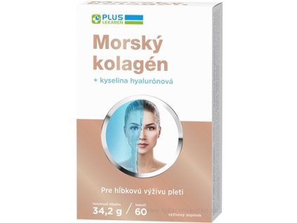 PLUS LEKÁREŇ Morský kolagén + kyselina haylurónová 60 ks